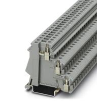 2715966 Phoenix Contact DIK 1.5 Series Grey Non-Fused DIN Rail Terminal, 2.5mm², Triple-Level, Screw Termination
