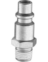 irp-086151p PREVOST Treated Steel Male Plug for Pneumatic Quick Connect Coupling, G 1/4 Male Threaded