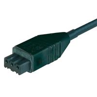 932187011-stak-3-k-075-3025mm Hirschmann, ST IP54 Black Cable Mount 3P + E Industrial Power Socket, Rated At 10A, 230 V, 400 V