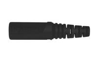 ku-09-l-ni-sw Schutzinger Black Female Banana Coupler, 4 mm Connector, Solder Termination, 32A, 33 V ac, 70V dc, Nickel Plating