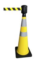 217-5262 RS PRO Black & Yellow ABS Strap Reel, Yellow/Black Tape