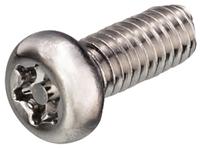 m5x15 Yahata Neji Chrome Plated Pan Steel Tamper Proof Security Screw, M5 x 15mm