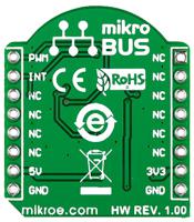 mikroe-2040 MikroElektronika MIKROE-2040, Button G mikroBus Click Board for APDS-9960