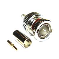 10-005-b36-fb COAX Connectors, Plug Cable Mount BNC Connector, 75Ω, Crimp Termination, Straight Body