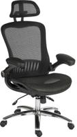 180-9716 RS PRO Black Mesh Executive Chair, 150kg Weight Capacity