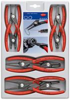 00-20-04-sb Knipex 8-Piece Circlip Plier Set, Angled, Straight Tip, 305 mm Overall