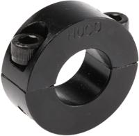 046201020 Huco Shaft Collar, Two Piece, Clamp Screw, Bore 20mm, OD 40mm, W 15mm, Steel