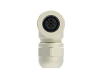 t4112011041-000 TE Connectivity Circular Connector, 4 Contacts, Cable, M12 Connector, Socket, Female, IP67, T411 Series