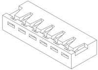 35022-0002 Molex Female Connector Housing, 2.5mm Pitch, 2 Way, 1 Row