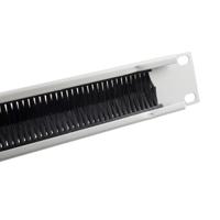 802-0285 RS PRO Steel Cable Entry Panel for Use with 1U Rack Unit, 483 mm x 10 mm x 1 Uin