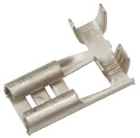 280050-2 TE Connectivity FASTON .250 Female Spade Connector, Flag Terminal, 5.14mm² Tab Size, 0.5mm² to 1.5mm²