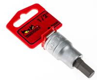 m121509-c Teng Tools 1/2 in Drive Bit Socket, Hex Bit, 9mm