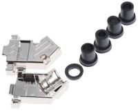 3357-6509-1c 3M 3357 Series ABS Angled D Sub Backshell, 9 Way