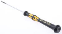 05030104001 Wera Slotted Precision Screwdriver, 2.5 x 0.4 mm Tip, 80 mm Blade, 177 mm Overall