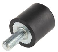 162-3239 RS PRO M8 Anti Vibration Mount, Male to Female Bobbin with 59.2kg Compression Load