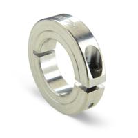 encl30-12mm-a Ruland Shaft Collar, One Piece, Clamp Screw, Bore 12mm, OD 30mm, W 8mm, Aluminium