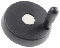 72651 Elesa Black Technopolymer Hand Wheel, 83mm diameter