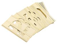 150138 AT Brown 13 Piece Brass Stencil Numbers, 51mm Character Height