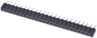 ces-124-01-t-s Samtec CES Series Straight Through Hole Mount PCB Socket, 24-Contact, 1-Row, 2.54mm Pitch, Through Hole Termination