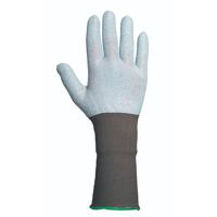 a-tg725-blbk-xl Traffi TG725 Black, Blue Yarn Work Gloves, Size 5
