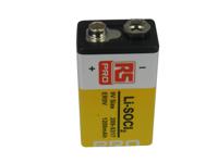 209-5317 RS PRO Lithium Thionyl Chloride 9V Battery 9V