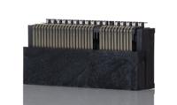 pcie-064-02-f-d-ra Samtec PCIE Series Right Angle Female Edge Connector, Through Hole Mount, 64-Contacts, 1mm Pitch, 2-Row, Solder