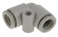 kq2l08-00a SMC KQ2 Series Elbow Tube-toTube Adaptor, Push In 8 mm to Push In 8 mm, Tube-to-Tube Connection Style