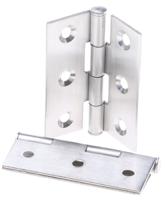 423-7098 ROCA Stainless Steel Butt Hinge, Screw Fixing, 50mm x 40mm x 1.2mm
