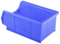 484-4028 RS PRO PP Storage Bin, 167mm x 101mm x 76mm, Blue