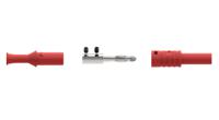 1065-r Electro PJP Red Male Banana Plug, Screw Termination, 36A, 1kV