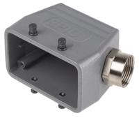 1004200012954400 EPIC H-B Heavy Duty Power Connector Hood, 42 Contacts, PG16 Thread, Side Entry