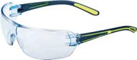 heli2de Delta Plus HELIUM2 UV Safety Glasses, Blue PC Lens