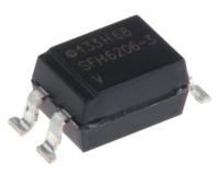 sfh6206-3t Vishay, SFH6206-3T AC Input Transistor Output Optocoupler, Surface Mount, 4-Pin SMD