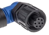 c01610f00600010 Amphenol Industrial Circular Connector, 6 Contacts, Cable, Standard Connector, Plug, Female, IP67, Ecomate M Series