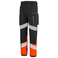 la-1flstpi-5-2066-44 Cepovett Safety 1FLSTPI Black, Orange Hi Vis Trouser Hi Vis Fabric 44 in 44 in Leg Length 80cm
