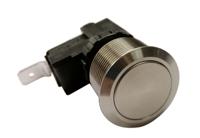 175-8193 RS PRO Push Button Switch, Momentary, Panel Mount, 22.2mm Cutout, SPST, 250 / 125V ac, IP67