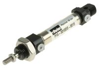 p1a-s010ds-0015 Parker 15 mm Pneumatic Piston Rod Cylinder - P1A Series, Double Acting Acting