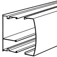 11580 Planet-Wattohm Keva White Mini Trunking - Closed Slot, W50 mm x D20mm, L2m, PVC