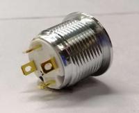 175-9348 RS PRO Illuminated Push Button Switch, Momentary, Panel Mount, 16mm Cutout, SPST, Yellow LED, 36V dc, IP67