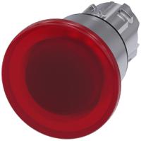 3su1051-1ba20-0aa0 Siemens SIRIUS ACT 3SU10 Series Red Latching Push Button, 22mm Cutout, IP66, IP67, IP69K