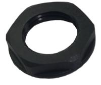 269-1718 RS PRO Black Nylon 66 Cable Gland Locknut, M16 Thread, IP68
