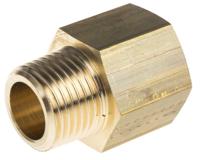 0167-21-22 Legris Series Straight Threaded Adaptor, R 1/2 Male to NPT 1/2 Female, Threaded Connection Style