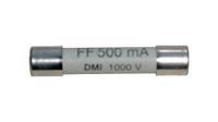 690012 Staubli 500mA FF Ceramic Cartridge Fuse, 6.3 x 32mm