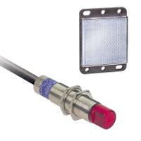 xu9m18mb230w Telemecanique Sensors Polarised Retro Reflection Photoelectric Sensor, Barrel Sensor, 2 m Detection Range