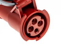 3871 MENNEKES, PowerTOP IP67 Red Cable Mount 4P Industrial Power Socket, Rated At 16A, 400 V