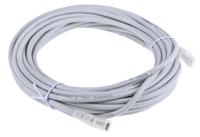 557-105 RS PRO, 10m Cat6, Grey RJ45 to Male RJ45 Male, U/UTP Unshielded, Terminated PVC Sheath