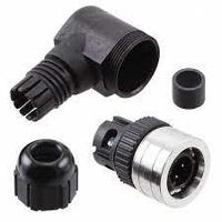 1200850007 Brad from Molex Circular Connector, 4 Contacts, Cable, M12 Connector, Plug, Male, IP69K, Ultra-Lock Series