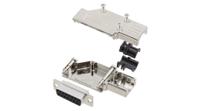 6355-0065-12 Encitech Connectors Steel D Sub Backshell