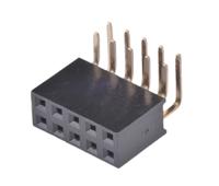 613010243121 Wurth Elektronik WR-PHD Series Right Angle Through Hole Mount PCB Socket, 10-Contact, 2-Row, 2.54mm Pitch, Solder