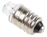 655-9233 RS PRO E10 Indicator Light, Clear, 2.2 V, 250 mA, 10h